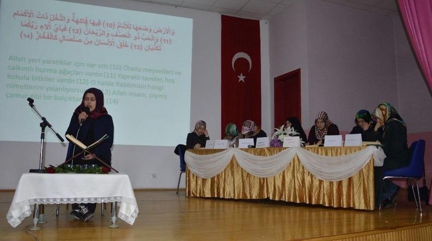 Niksar&rsquo;da &ldquo;kur&rsquo;an-ı Kerim&rsquo;i G&uuml;zel Okuma&rdquo; Yarışması
