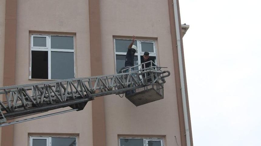Silopi&rsquo;de Yangın Tatbikatı