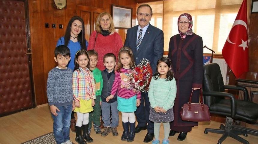 Başkan Şahin &Ouml;ğrencilere Bafra&rsquo;yı Anlattı