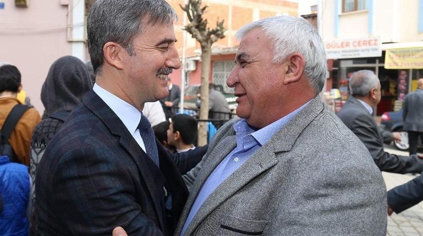 Başkan Şirin Pilav Hayrına Katıldı