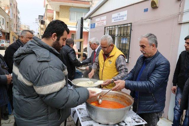 Başkan Şirin Pilav Hayrına Katıldı