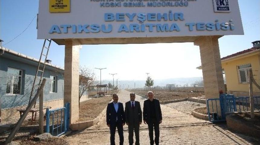 Başkan &Ouml;zaltun Atık Su Arıtma Tesisini İnceledi
