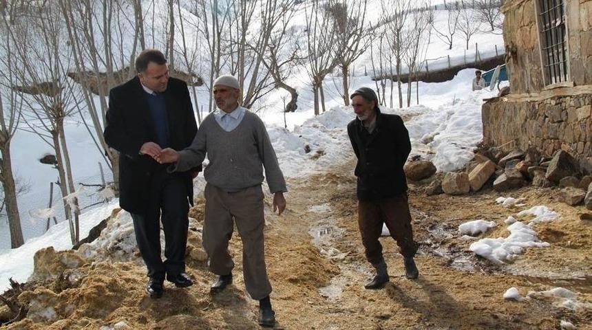 Solhan Kaymakamından, Ailelere Ziyaret