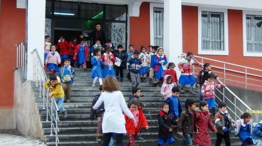 Erciş’te Deprem Ve Yangın Tatbikatı