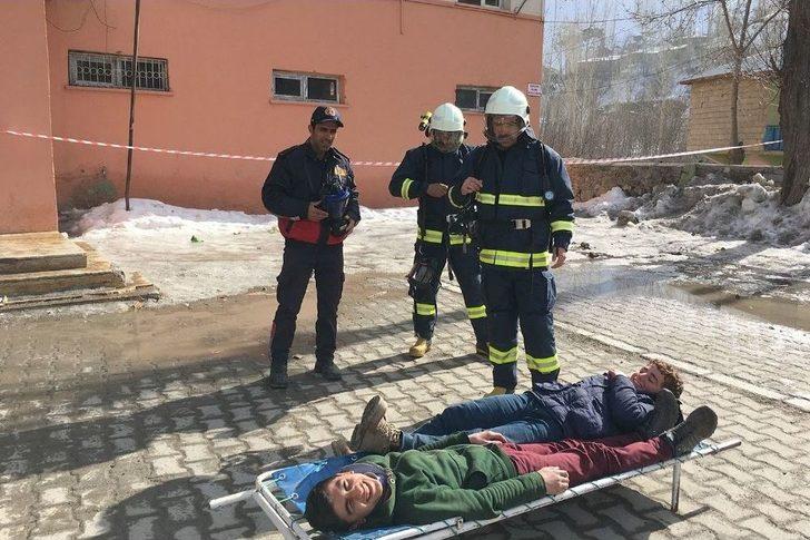 Çatak’ta Yangın Tatbikatı G4