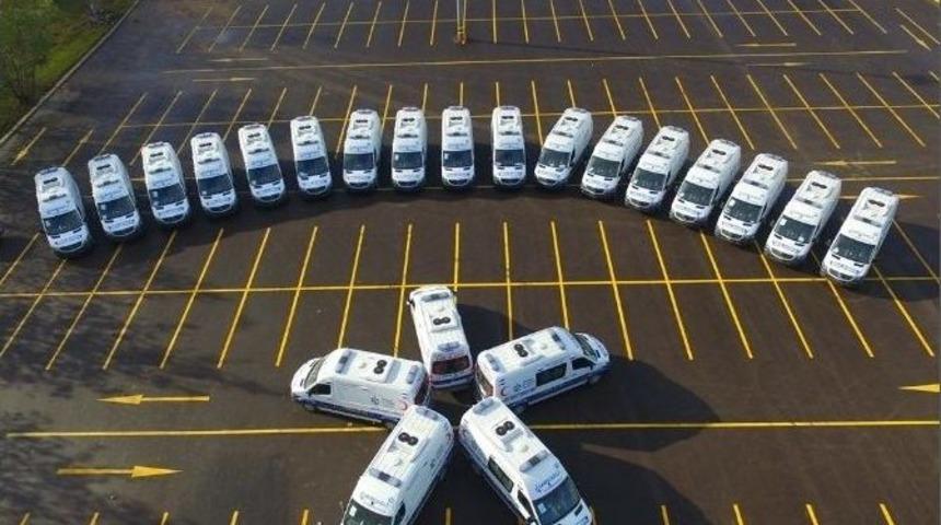 Kocaeli&rsquo;nde 20 Adet Mavi Ambulans Hizmete Girecek