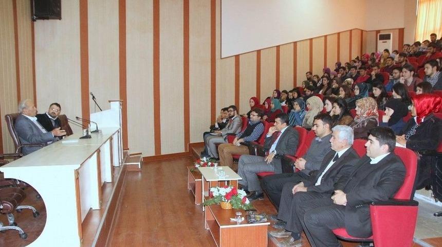 Kilis Üniversitesinde "her Konuda Serhat-edebiyat" Konulu Söyleşi