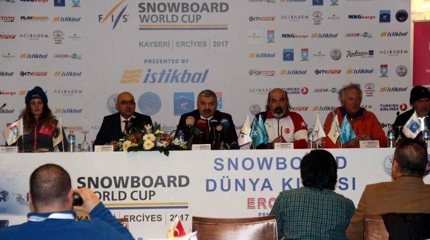 D&uuml;nya Snowboard Kupası Erciyes&rsquo;de Başlıyor