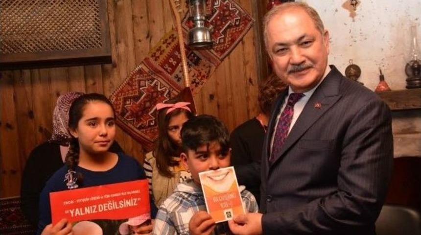 L&ouml;semi Hastası &Ccedil;ocuklar Başkan Kara İle Bir Araya Geldi