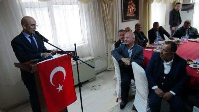 Başbakan Yardımcısı Şimşek, Cizre'de Esnaftan 'evet' Desteği Istedi