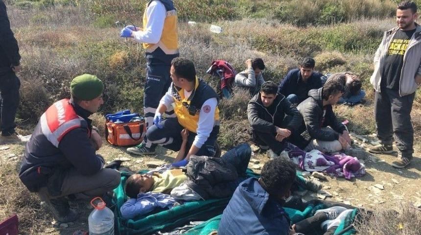 &Ccedil;anakkale&rsquo;de 146 Ka&ccedil;ak G&ouml;&ccedil;men Yakalandı