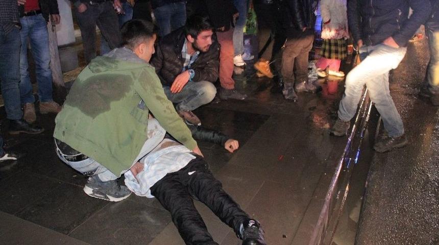 Yan Baktı Kavgası Kanlı Bitti: 1 Yaralı