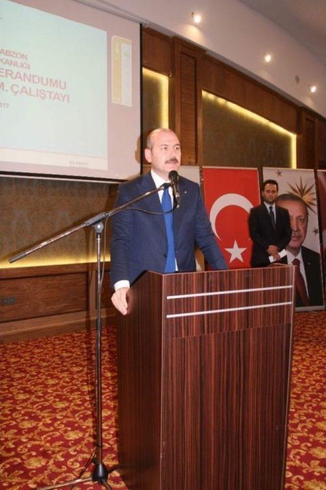 İçişleri Bakanı Süleyman Soylu Trabzon’da