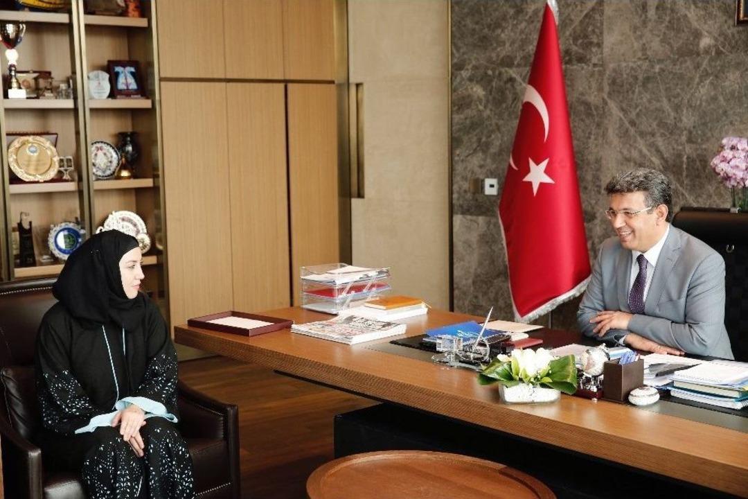 İndira Kaljo&rsquo;dan Başkan Karadeniz&rsquo;e Teşekk&uuml;r Ziyareti