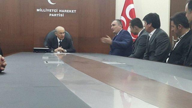 Mhp Gölbaşı İlçe Teşkilatı’ndan Mhp Genel Başkanı Bahçeli’ye Ziyaret