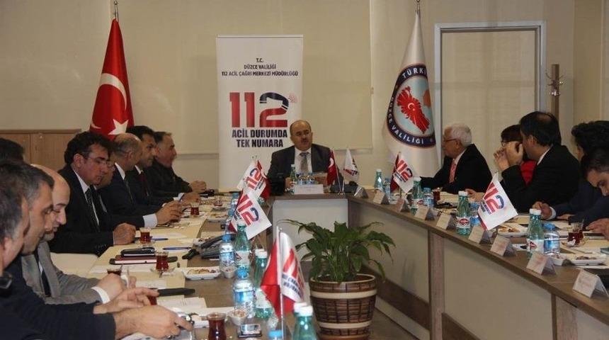 Acil &Ccedil;ağrı Hizmetleri İl Koordinasyon Toplantısı Yapıldı