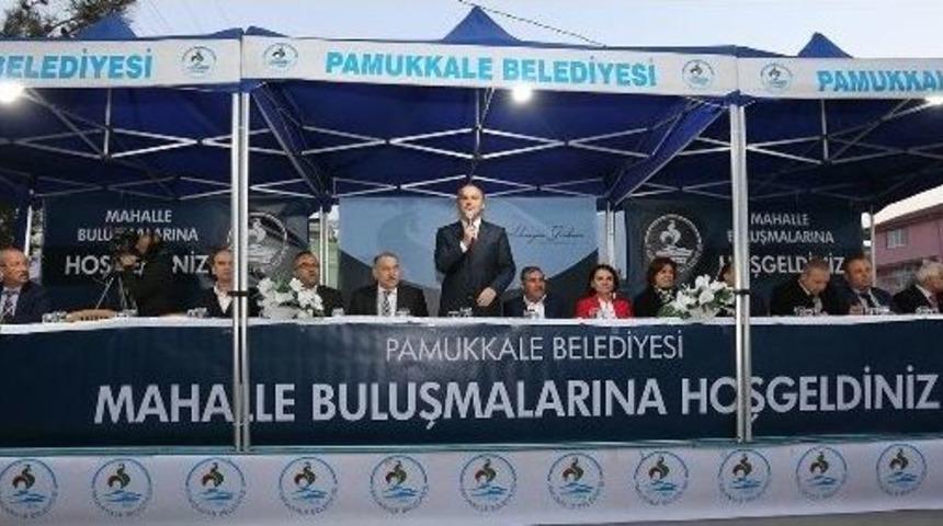 Pamukkale Belediyesi&rsquo;nin Mahalle Buluşmaları Devam Ediyor