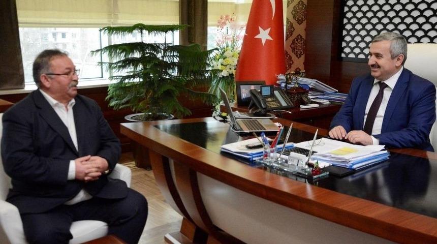 Başkan Baran&rsquo;a Ge&ccedil;miş Olsun Ziyareti