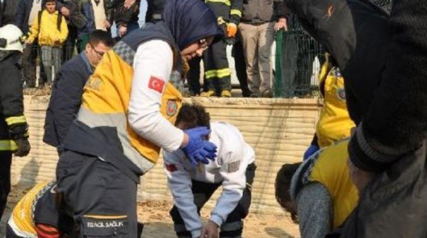 Motosikletiyle Duvardan U&ccedil;an Engelli Yaralandı