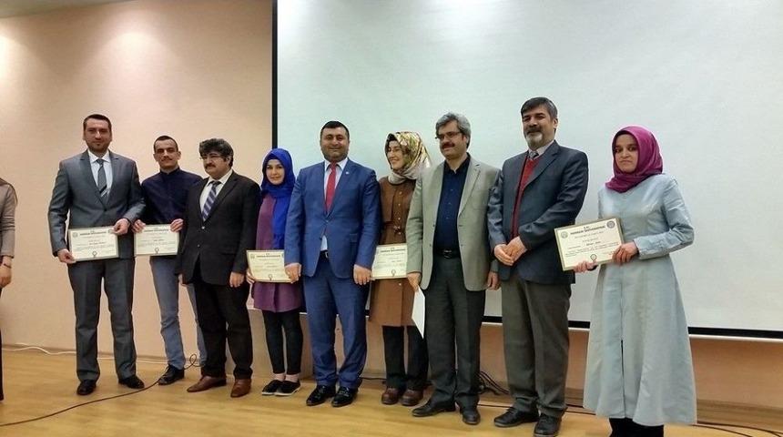 Dereceye Giren &Ouml;ğrencilere Başarı Belgesi Verildi