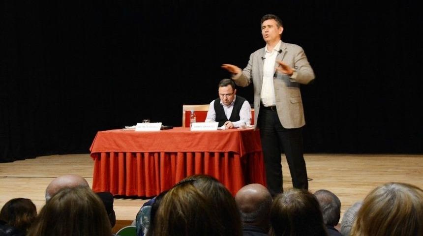 Metin Feyzioğlu İzmir&rsquo;de Referandum Mesaisinde