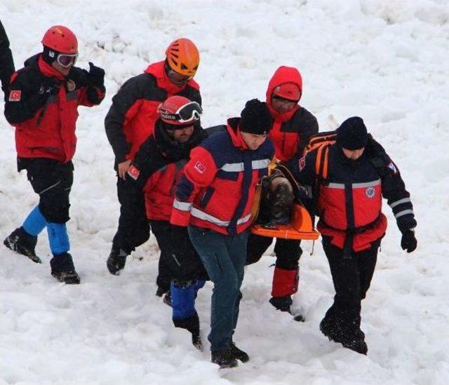 Kayak Merkezinde Arama Kurtarma Tatbikatı