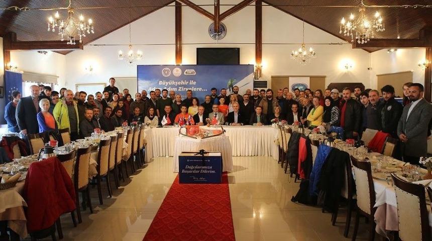 B&uuml;y&uuml;kşehirden Dağcılık Kul&uuml;plerine Malzeme Desteği