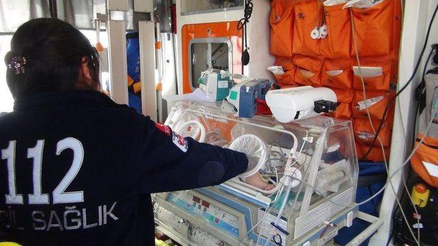 Kalp Hastası Bebeğe Ambulans Uçak