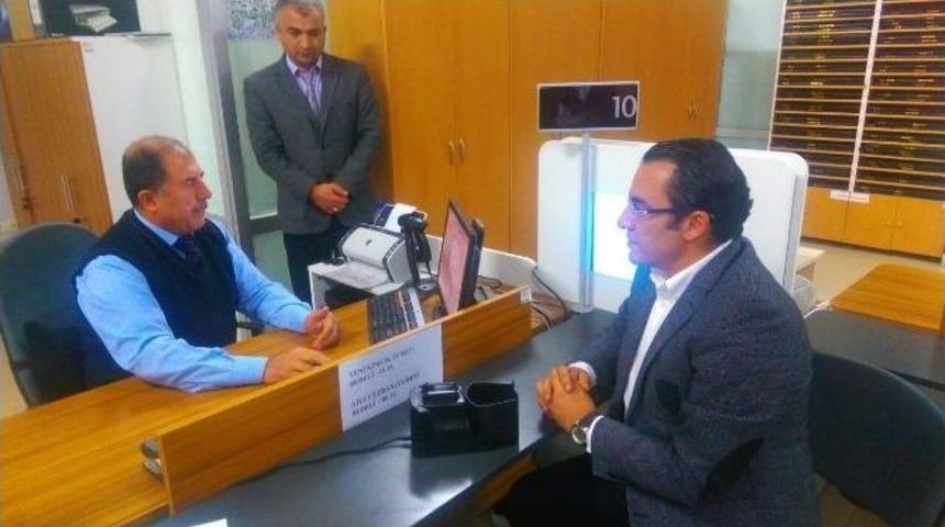 Kahta İl&ccedil;esinde &Ccedil;ipli Kimlik Kartı Uygulaması Başladı