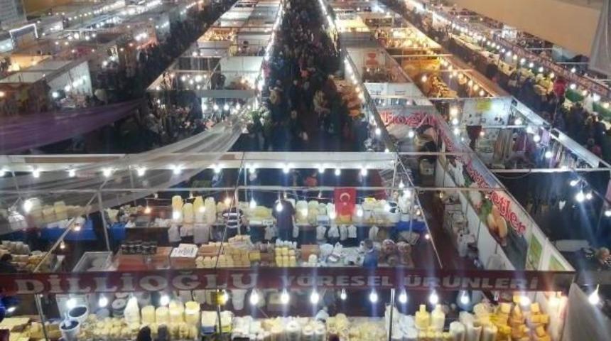 Y&ouml;resel &Uuml;r&uuml;nler Fuarı'na Ziyaret&ccedil;i Akını