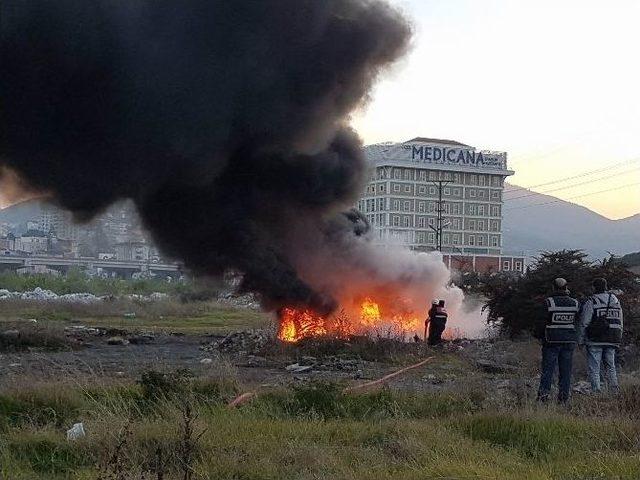 Lastik Yangını Maçı Olumsuz Etkiledi