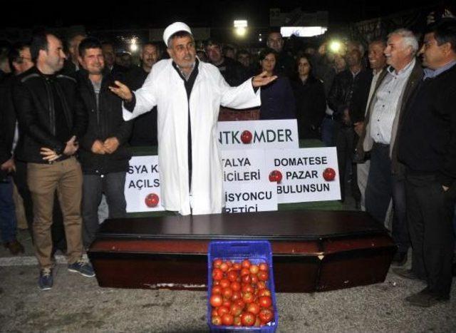 Antalyalı Çiftçi Domatesin Cenaze Namazını Kıldı