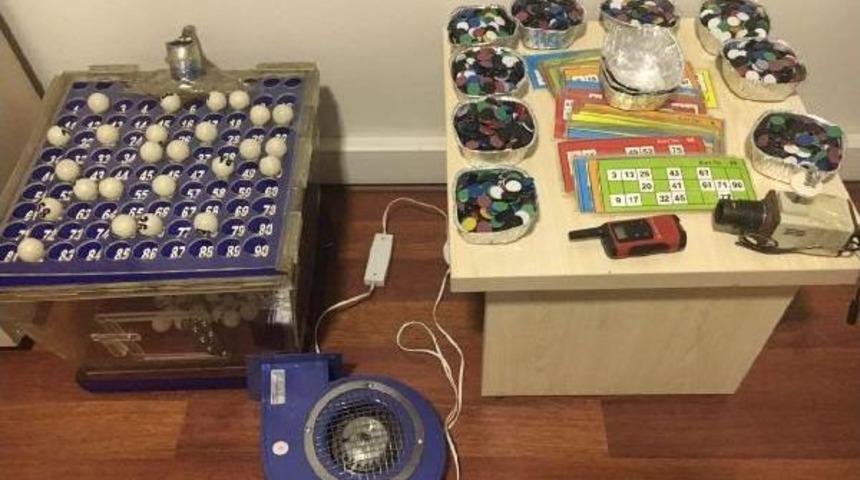 Konya'da Kumarhane Baskını