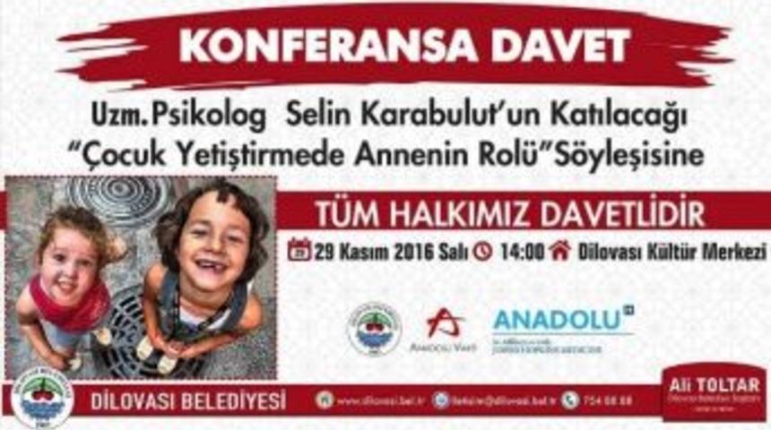 &Ccedil;ocuk Yetiştirmede Annenin Rol&uuml; Dilovası&rsquo;nda Anlatılacak