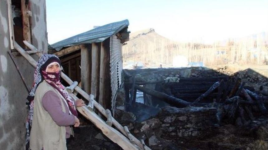 Damarlıtaş K&ouml;y&uuml;nde Korkutan Yangın