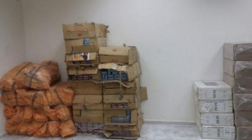 Muradiye&rsquo;de Ka&ccedil;ak Sigara Operasyonu