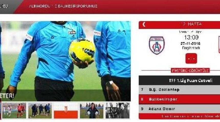 Balıkesirspor'dan Hakeme Tepki