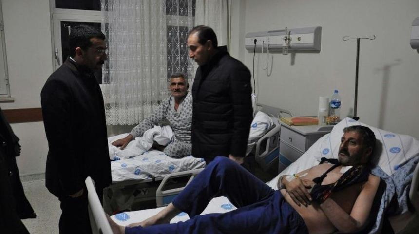 Ak Parti Kars İl Başkan &Ccedil;alkın, Hastaneye Anlamlı Ziyaret