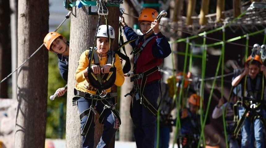Muratpaşa&rsquo;da Macera Parkuru &Ccedil;ocukların Favorisi