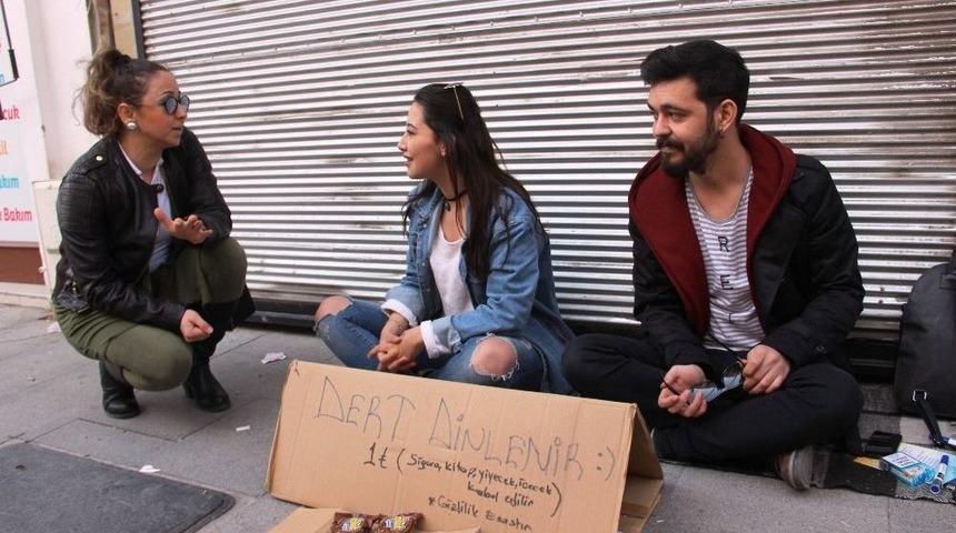 1 Liraya Dert Dinliyorlar