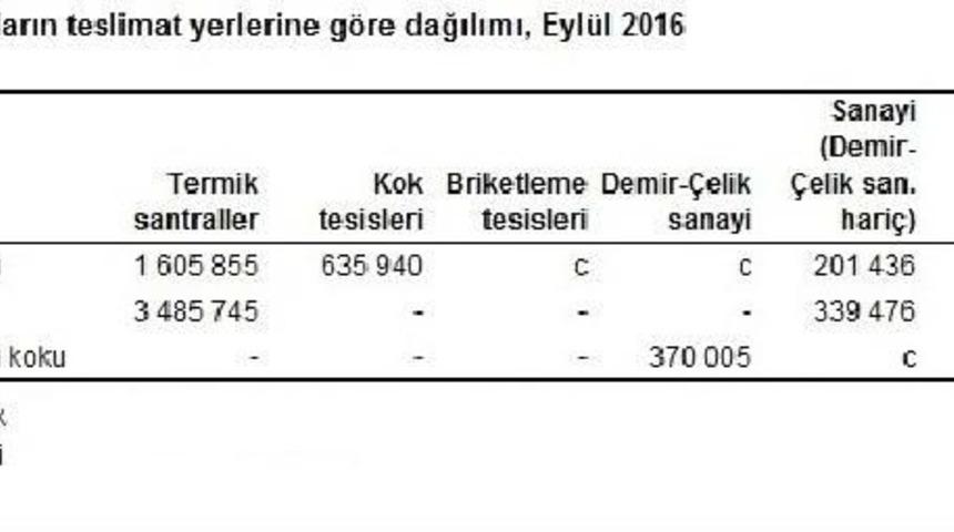 Termik Santrallar Eyl&uuml;l'de 5 Milyon Ton K&ouml;m&uuml;r Yaktı