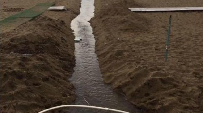 Sarımsaklı&rsquo;da Yağmur Suyu Tahliye Kanalı A&ccedil;ıldı
