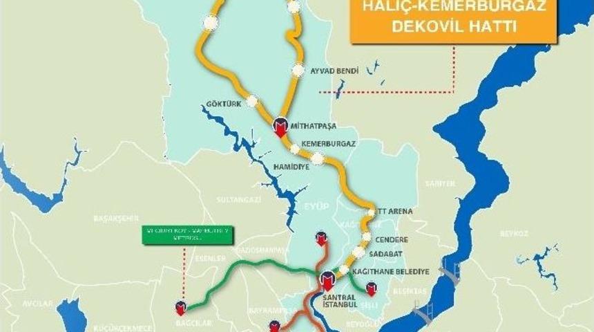 Hali&ccedil;-kemerburgaz Dekovil Hattı Hayata Ge&ccedil;iyor