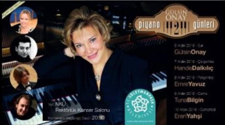 2. G&uuml;lsin Onay Piyano G&uuml;nleri 6 Aralık&rsquo;ta Başlıyor