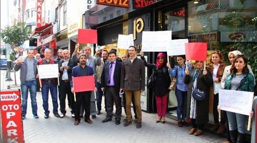 Samsun&rsquo;da Dolar Protestosu