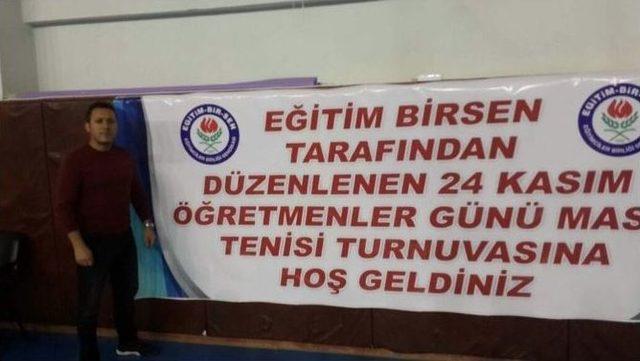 24 Kasım Öğretmenler Günü Masa Tenisi Turnuvası