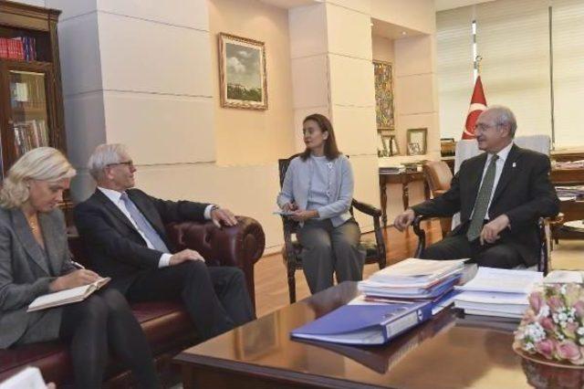 Kılıçdaroğlu, Norveç Büyükelçisi Ellefsen'le Görüştü