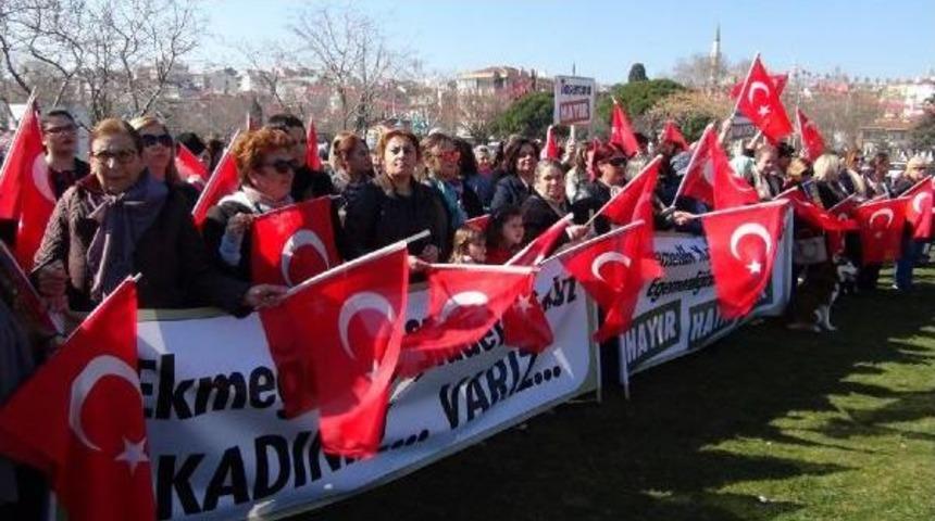Tekirdağlı Kadınlardan &lsquo;Analar Hayır Duasına &Ccedil;ıktı&rsquo; Eylemi