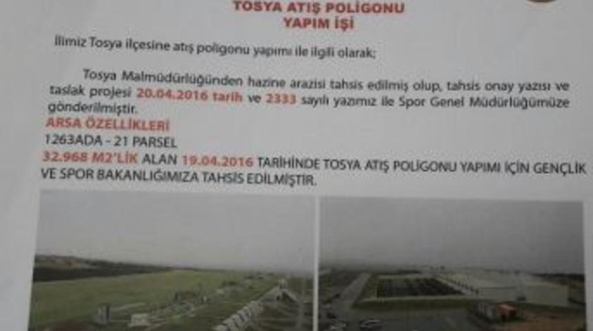Tosya&rsquo;ya Gen&ccedil;lik Ve Spor Bakanlığı Tarafından Trap Atış Poligonu Yapılıyor
