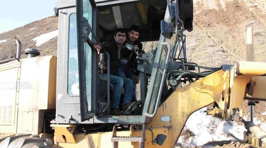 Muş-varto Karayolunda Heyelan